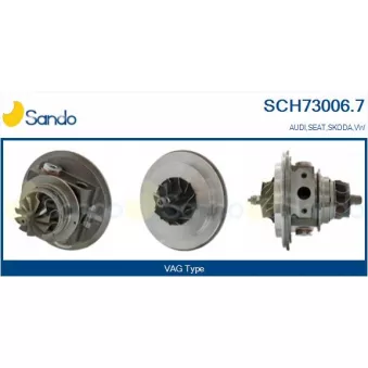 Groupe carter, turbocompresseur SANDO SCH73006.7