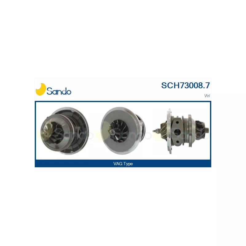 Groupe carter, turbocompresseur SANDO SCH73008.7
