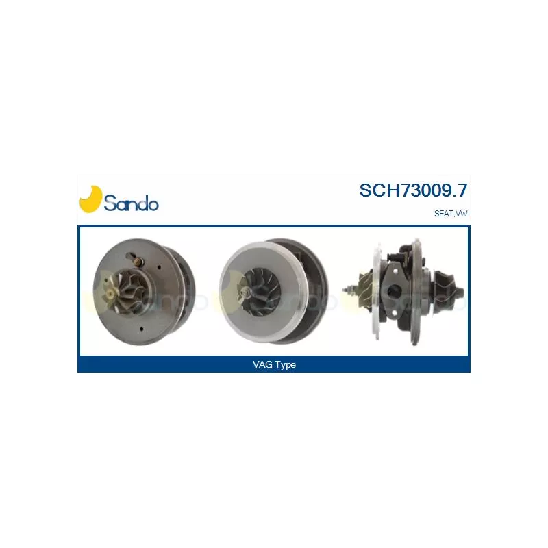 Groupe carter, turbocompresseur SANDO SCH73009.7