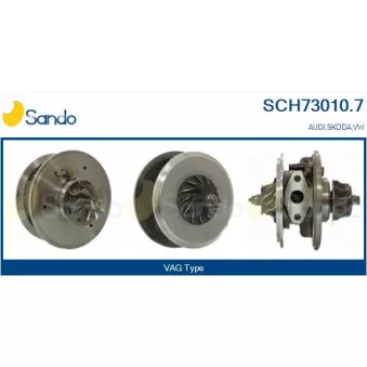 Groupe carter, turbocompresseur SANDO SCH73010.7