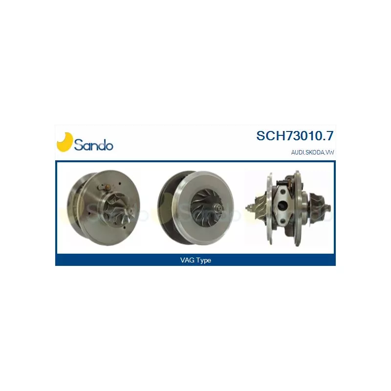 Groupe carter, turbocompresseur SANDO SCH73010.7
