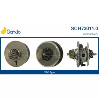 Groupe carter, turbocompresseur SANDO SCH73011.0