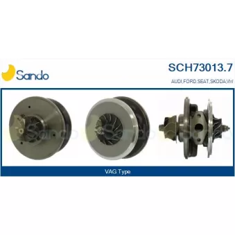 Groupe carter, turbocompresseur SANDO SCH73013.7