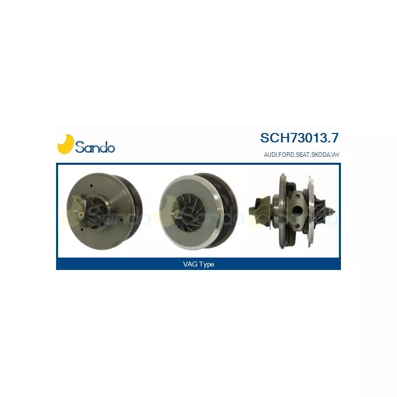 Groupe carter, turbocompresseur SANDO SCH73013.7