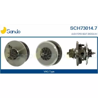 Groupe carter, turbocompresseur SANDO SCH73014.7