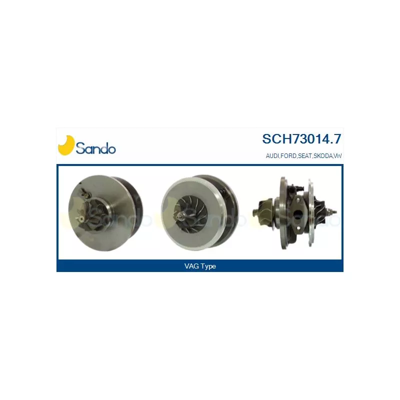 Groupe carter, turbocompresseur SANDO SCH73014.7