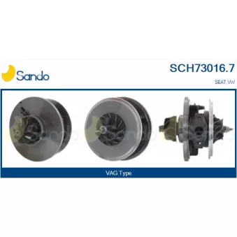 Groupe carter, turbocompresseur SANDO SCH73016.7