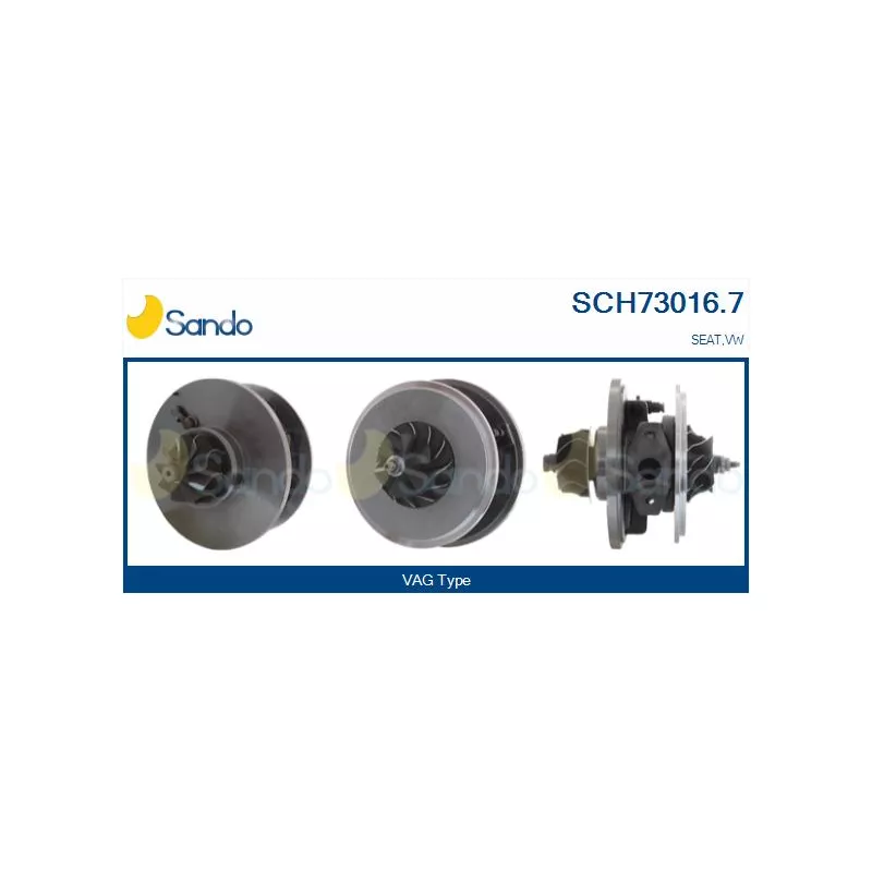 Groupe carter, turbocompresseur SANDO SCH73016.7