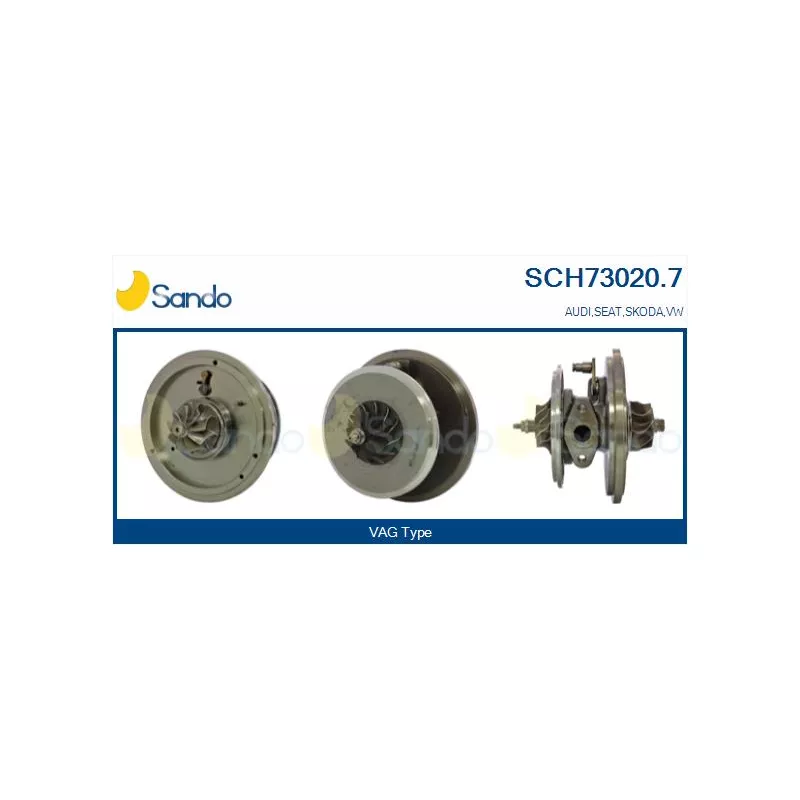 Groupe carter, turbocompresseur SANDO SCH73020.7