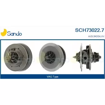 Groupe carter, turbocompresseur SANDO SCH73022.7