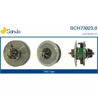 Groupe carter, turbocompresseur SANDO SCH73023.0