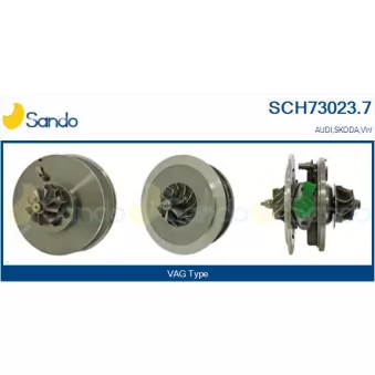 Groupe carter, turbocompresseur SANDO SCH73023.7