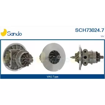 Groupe carter, turbocompresseur SANDO SCH73024.7