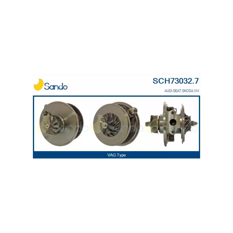 Groupe carter, turbocompresseur SANDO SCH73032.7