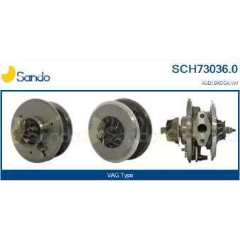 Carter central, compresseur SANDO SCH73036.0