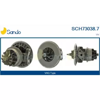Groupe carter, turbocompresseur SANDO SCH73038.7