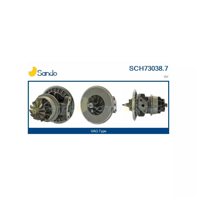 Groupe carter, turbocompresseur SANDO SCH73038.7