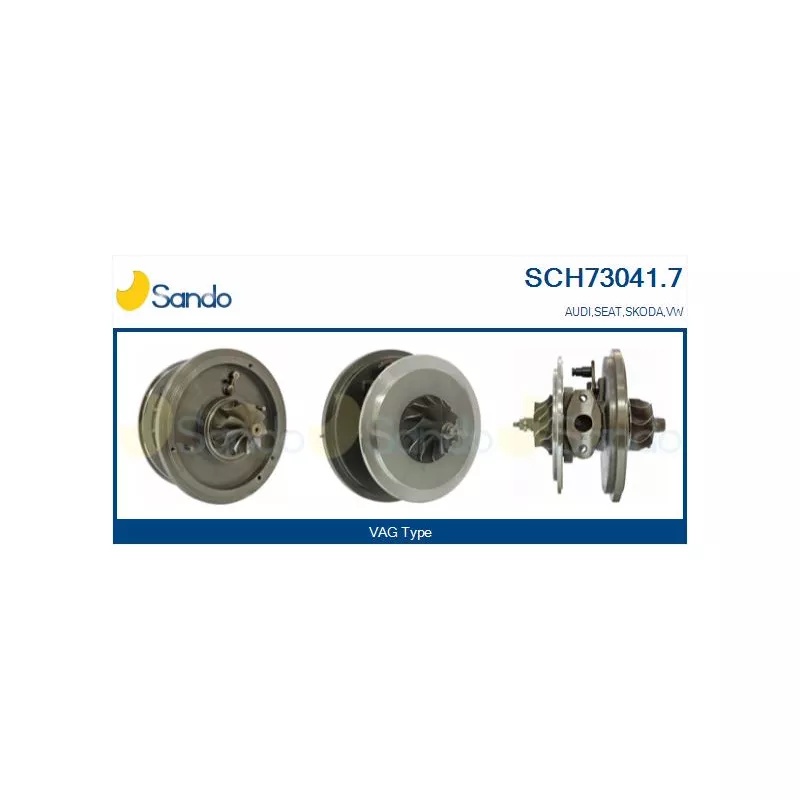 Groupe carter, turbocompresseur SANDO SCH73041.7