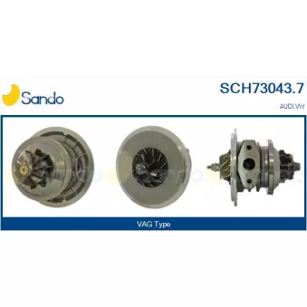 Groupe carter, turbocompresseur SANDO SCH73043.7