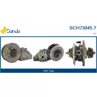 Groupe carter, turbocompresseur SANDO SCH73045.7