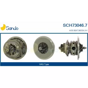 Groupe carter, turbocompresseur SANDO SCH73046.7