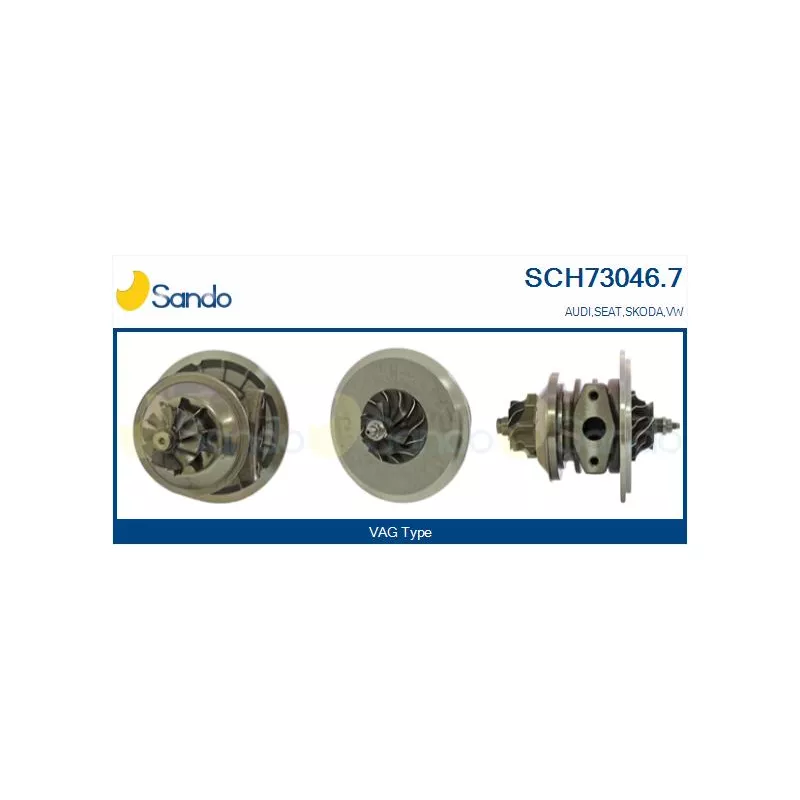 Groupe carter, turbocompresseur SANDO SCH73046.7
