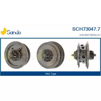Groupe carter, turbocompresseur SANDO SCH73047.7