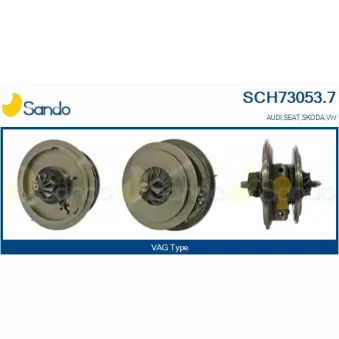Groupe carter, turbocompresseur SANDO SCH73053.7
