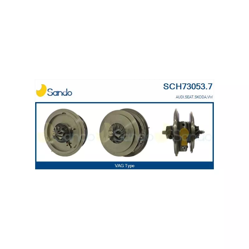 Groupe carter, turbocompresseur SANDO SCH73053.7