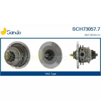 Groupe carter, turbocompresseur SANDO SCH73057.7