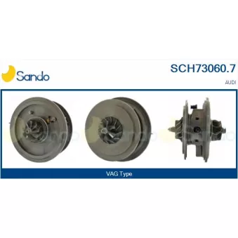 Groupe carter, turbocompresseur SANDO SCH73060.7