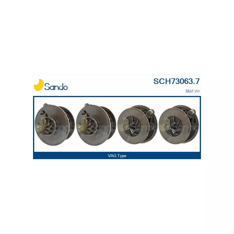 Groupe carter, turbocompresseur SANDO SCH73063.7