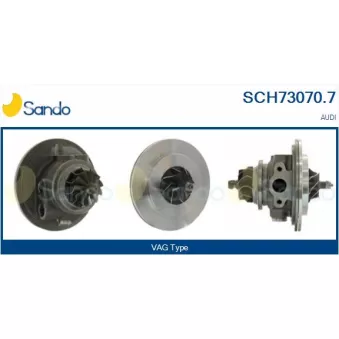 Groupe carter, turbocompresseur SANDO SCH73070.7