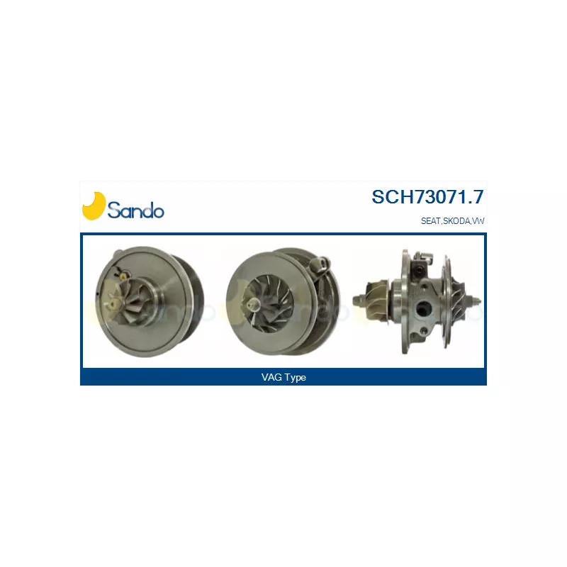 Groupe carter, turbocompresseur SANDO SCH73071.7