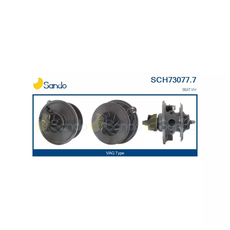 Groupe carter, turbocompresseur SANDO SCH73077.7