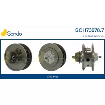 Groupe carter, turbocompresseur SANDO SCH73078.7