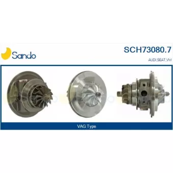 Groupe carter, turbocompresseur SANDO SCH73080.7