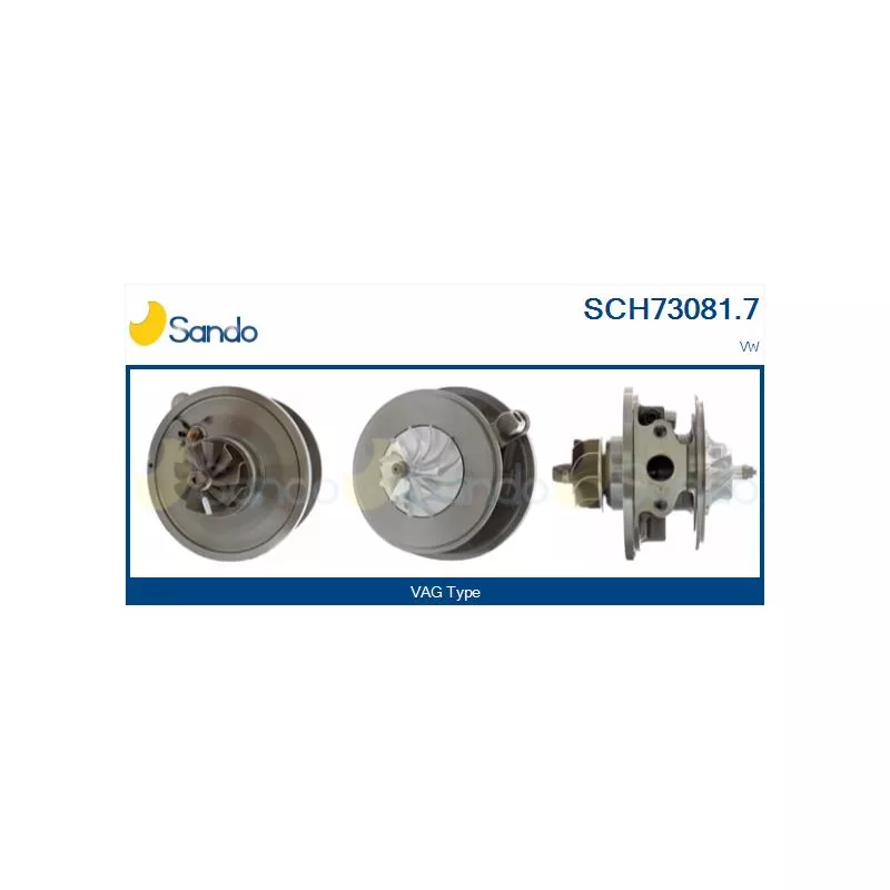 Groupe carter, turbocompresseur SANDO SCH73081.7