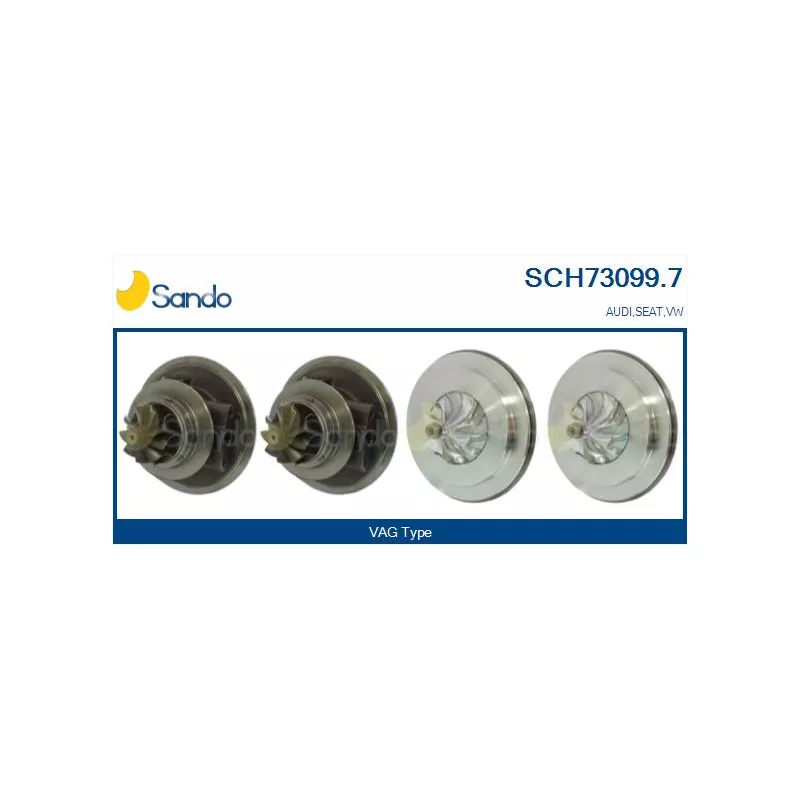 Groupe carter, turbocompresseur SANDO SCH73099.7