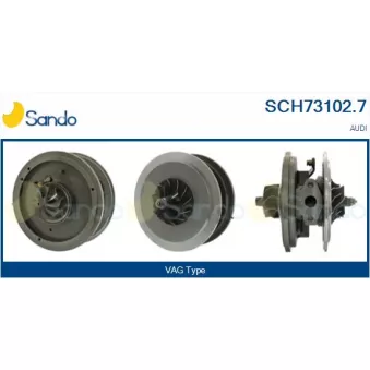 Groupe carter, turbocompresseur SANDO SCH73102.7