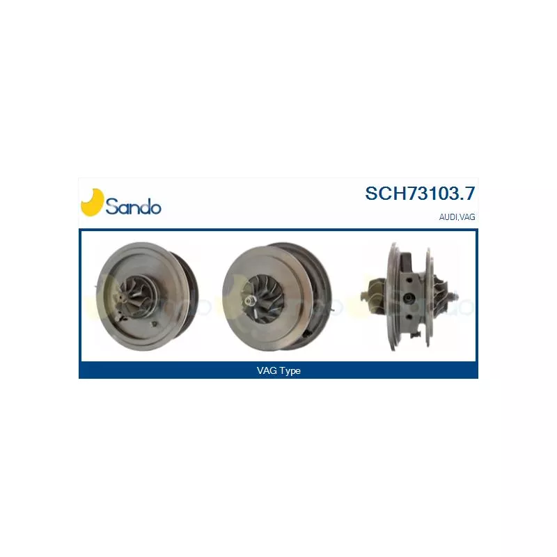 Groupe carter, turbocompresseur SANDO SCH73103.7