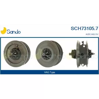 Groupe carter, turbocompresseur SANDO SCH73105.7
