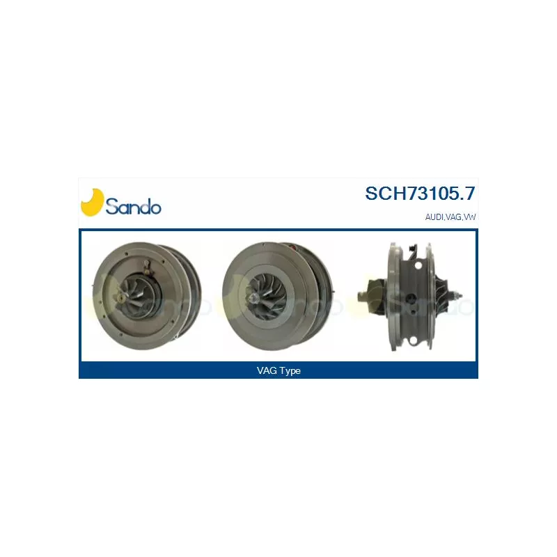 Groupe carter, turbocompresseur SANDO SCH73105.7