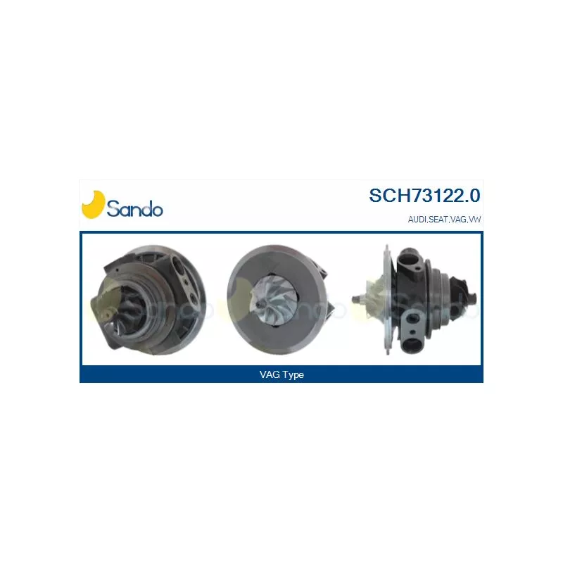 Groupe carter, turbocompresseur SANDO SCH73122.0
