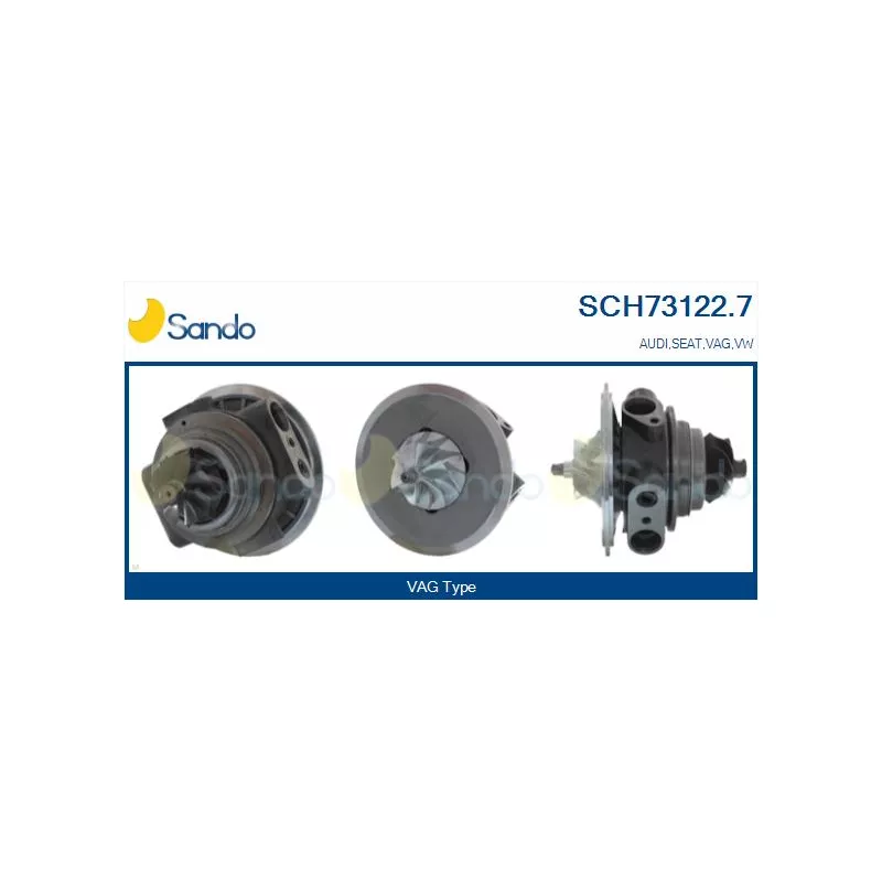 Groupe carter, turbocompresseur SANDO SCH73122.7