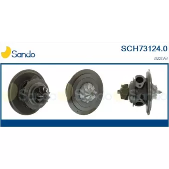 Groupe carter, turbocompresseur SANDO SCH73124.0