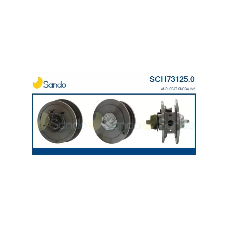 Groupe carter, turbocompresseur SANDO SCH73125.0