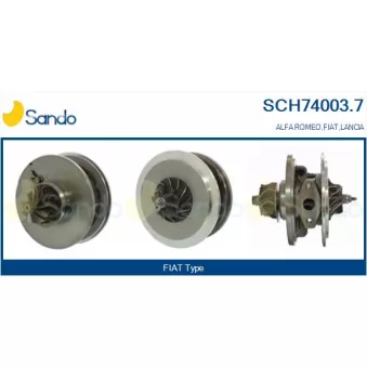 Groupe carter, turbocompresseur SANDO SCH74003.7