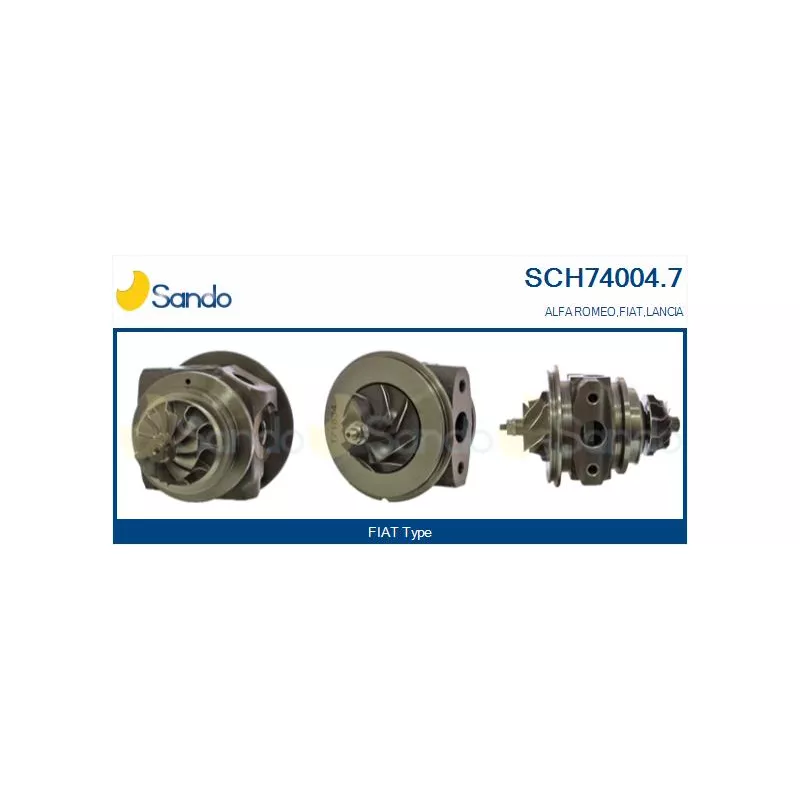 Groupe carter, turbocompresseur SANDO SCH74004.7