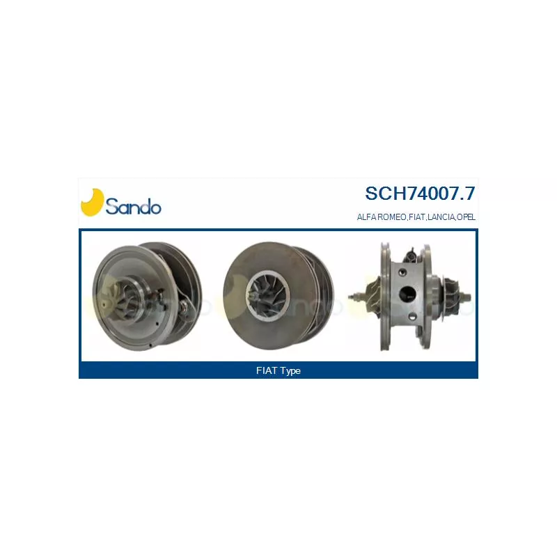 Groupe carter, turbocompresseur SANDO SCH74007.7